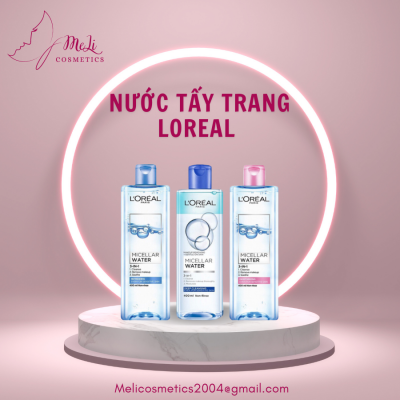 Nước tẩy trang cho da dầu mụn Loreal