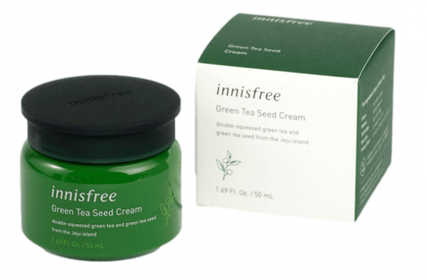 Kem dưỡng ẩm dành cho da khô giá bình dân Innisfree Green Tea Moisture Cream