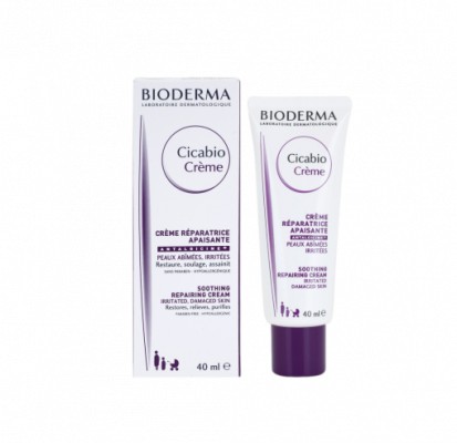 Top kem dưỡng ẩm da mặt tốt nhất - Kem dưỡng ẩm Bioderma tím Cicabio Creme